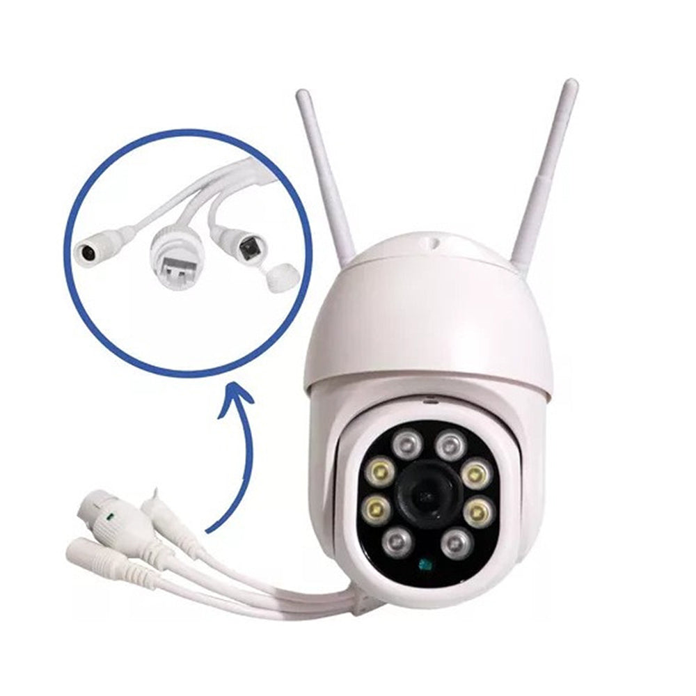 Cámara IP 360° Wifi 5MP Visión Nocturna Certificación IP66 Micrófono y altavoz JK-006 - Imagen 3