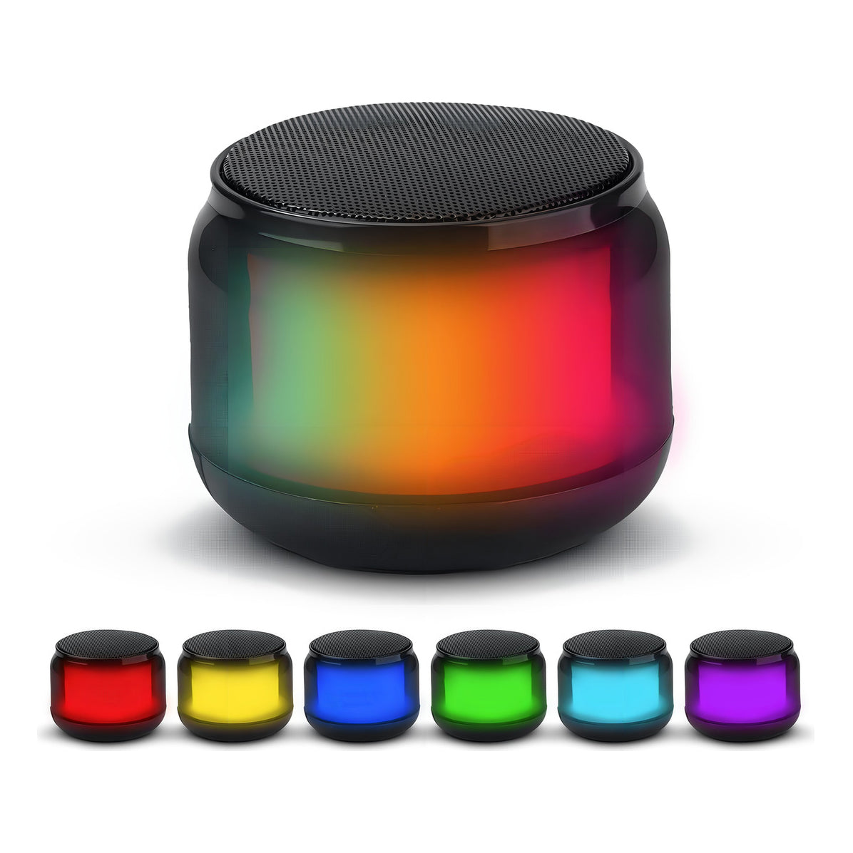 Bocina MS300 5W 5000mAh 4-5 hrs de bateria Bluetooth luz RGB recargable - Imagen 2