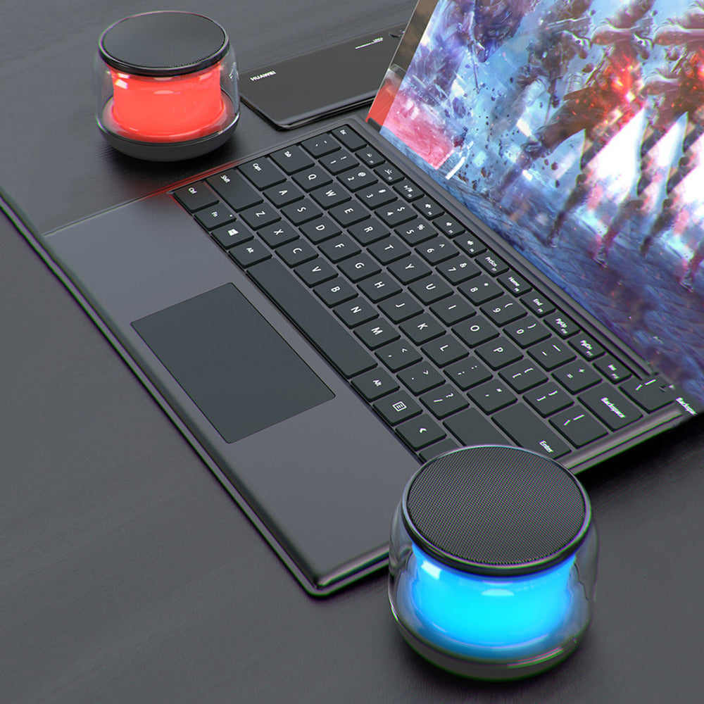 Bocina MS300 5W 5000mAh 4-5 hrs de bateria Bluetooth luz RGB recargable - Imagen 5