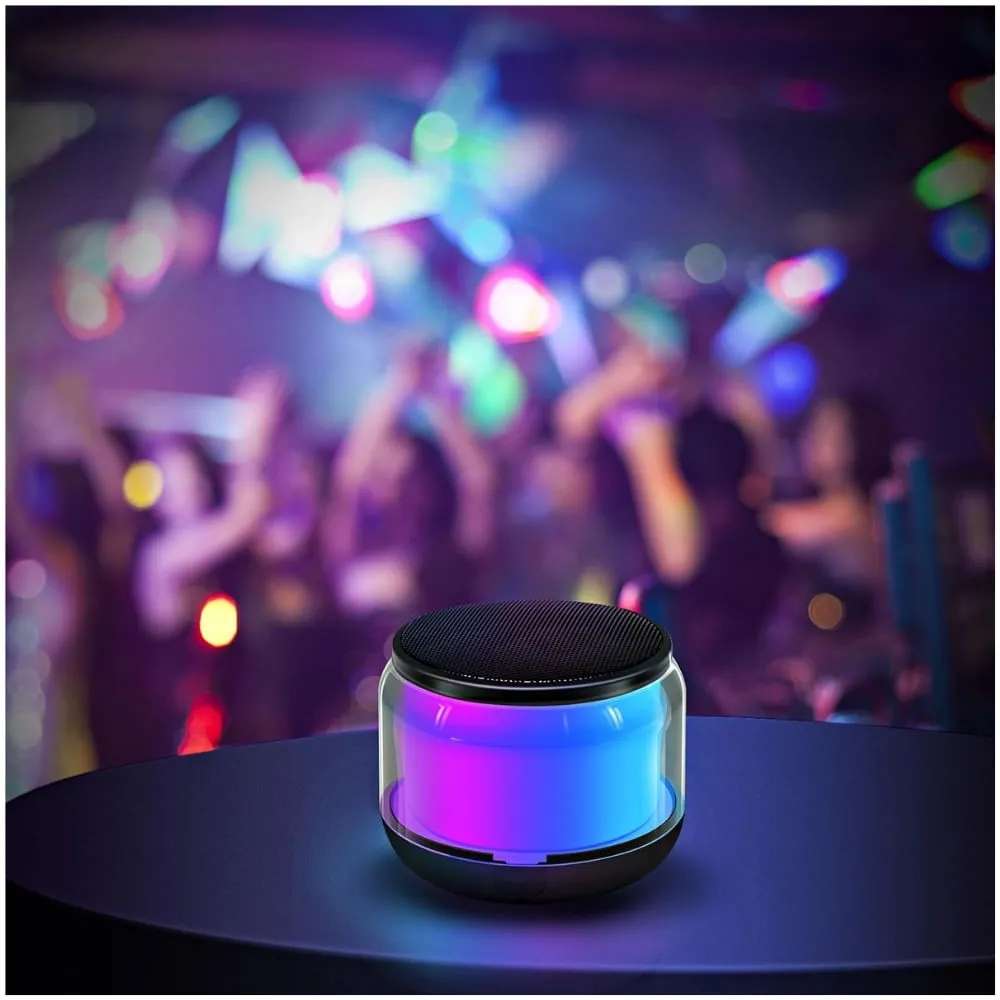 Bocina MS300 5W 5000mAh 4-5 hrs de bateria Bluetooth luz RGB recargable - Imagen 8