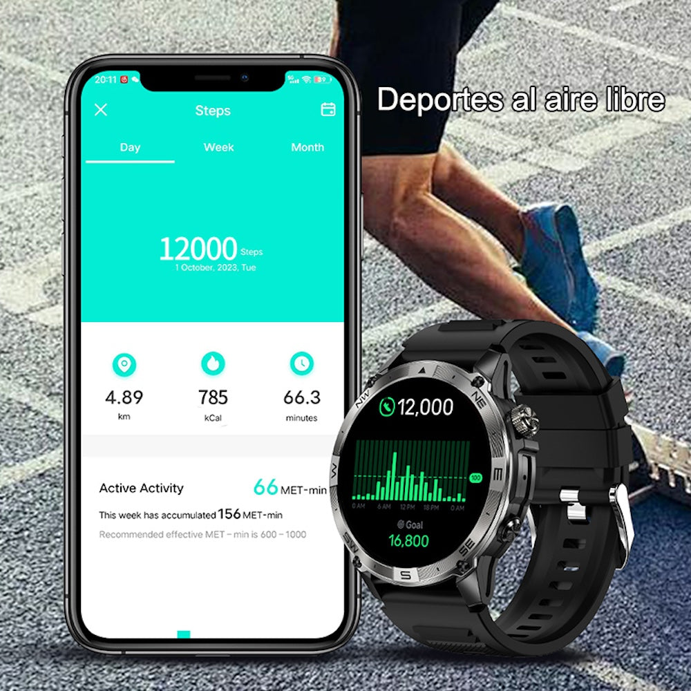 Smart Watch G-TIDE R6 PRO pantalla 1.43