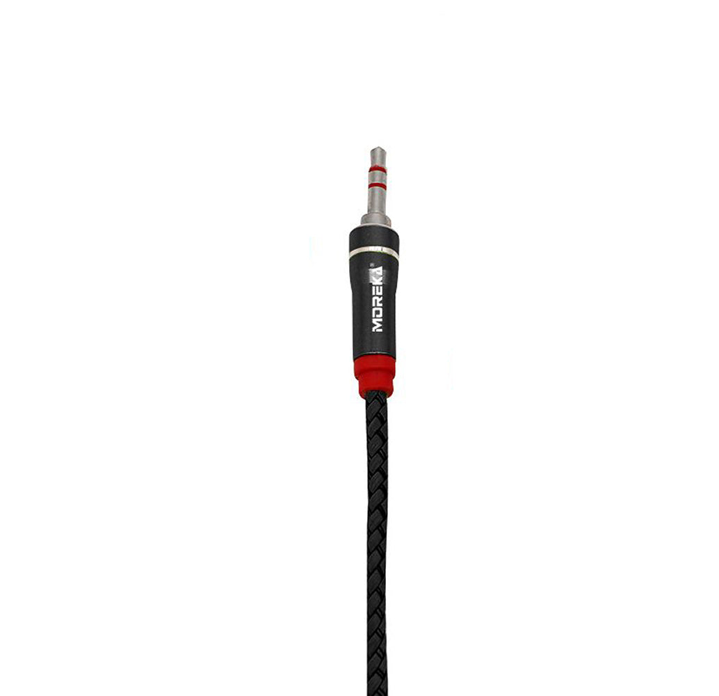 Cable De Audio, Moreka AU-02, Auxiliar 3.5, 1500mm, Reforzado (Copia) - Imagen 7