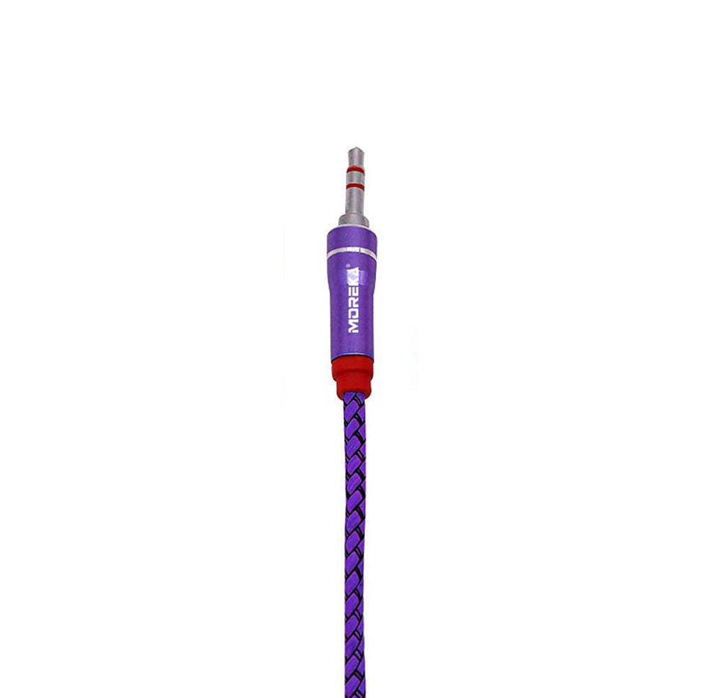 Cable De Audio, Moreka AU-02, Auxiliar 3.5, 1500mm, Reforzado (Copia) - Imagen 8