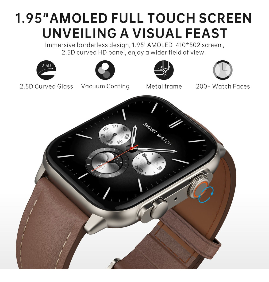 Smart Watch G-TIDE S5 PRO pantalla 1.95