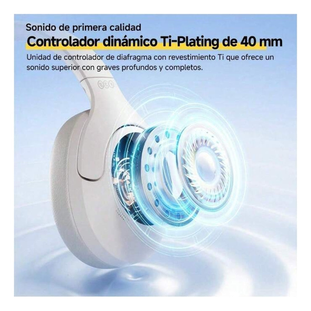 Audífonos Bluetooth Moreka BL018 200mAh 40mm Cancelación de Ruido 18 Hrs IP55 - Imagen 3