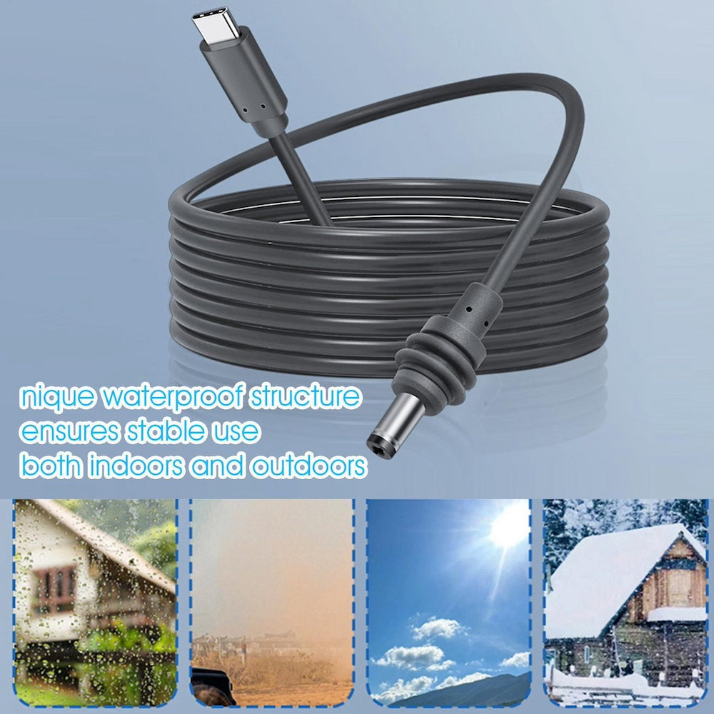 Cable USB C a DC IP68 IP68 para Antena Starlink mini Moreka CB052 - Imagen 7