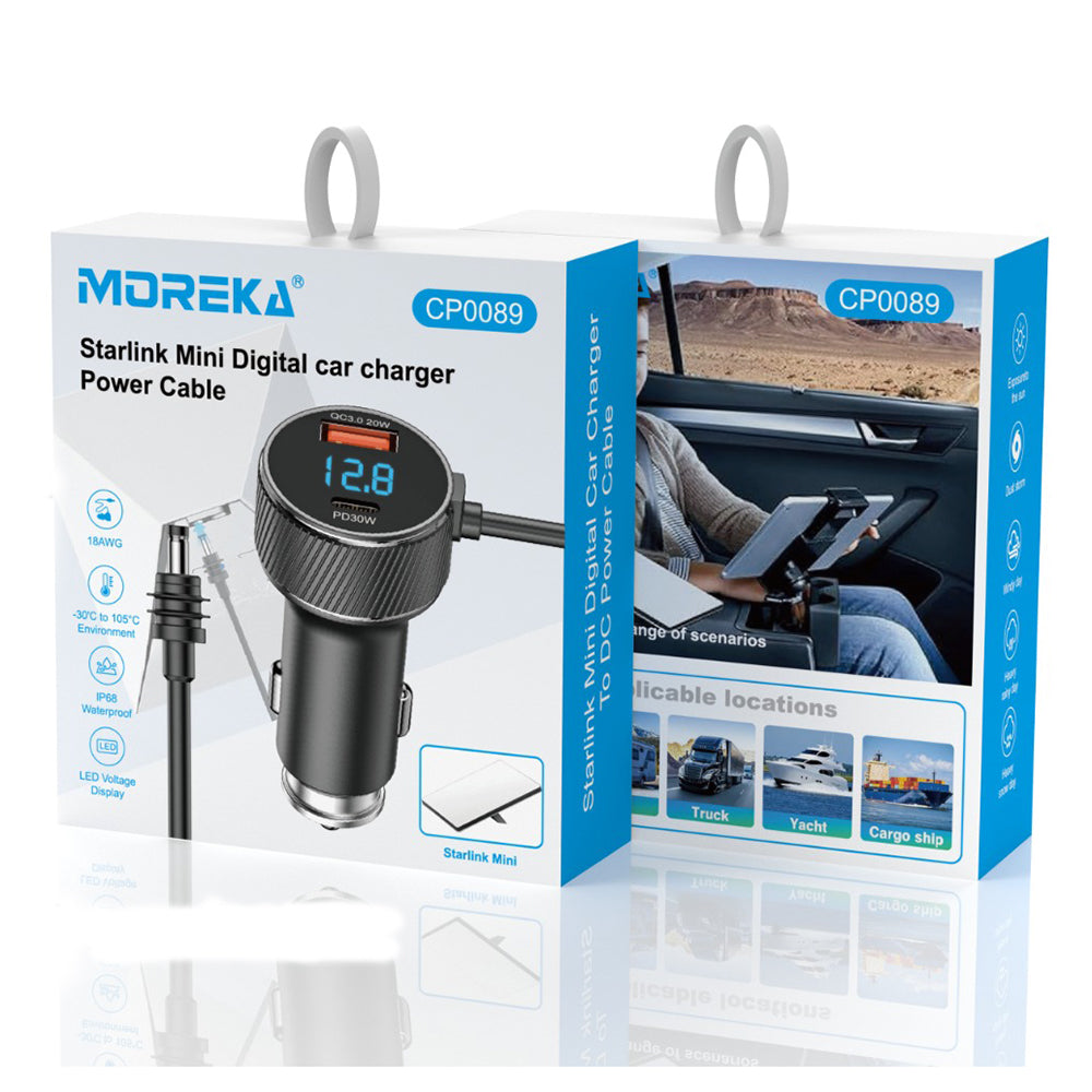Cargador de Coche Starlink Mini De Carga Rápida Plug In CP0089 Moreka - Imagen 10