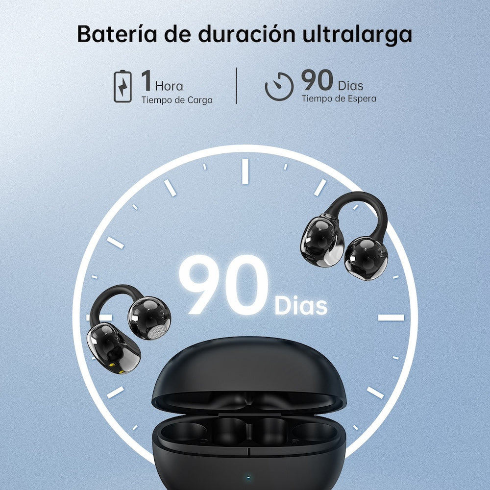 Audífonos CLIP 1 Cancelación Ruido Audífonos 30mAh / Estuche 300mAh IPX4 G-TIDE — Bluetooth 5.3 TWS - Imagen 3