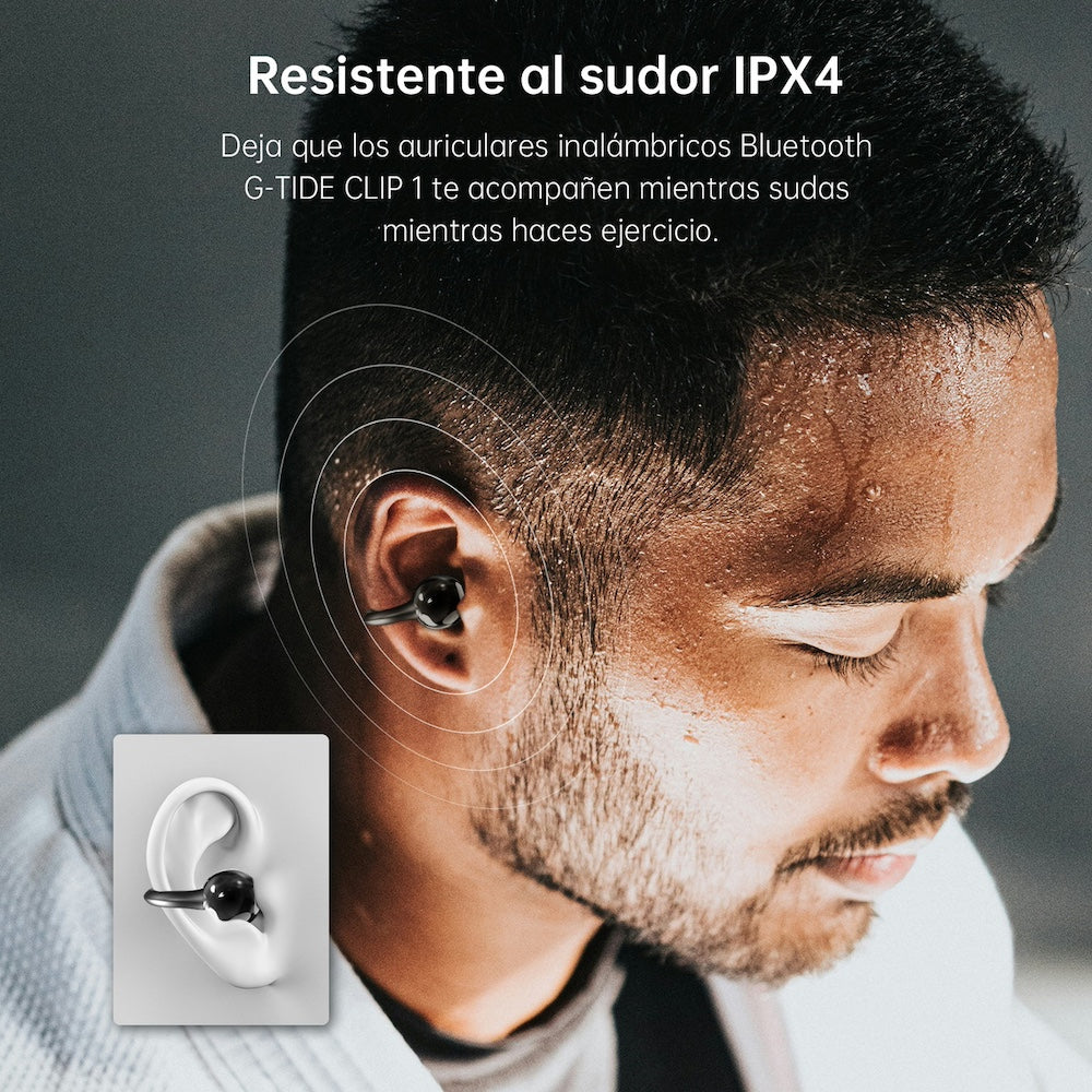 Audífonos CLIP 1 Cancelación Ruido Audífonos 30mAh / Estuche 300mAh IPX4 G-TIDE — Bluetooth 5.3 TWS - Imagen 5