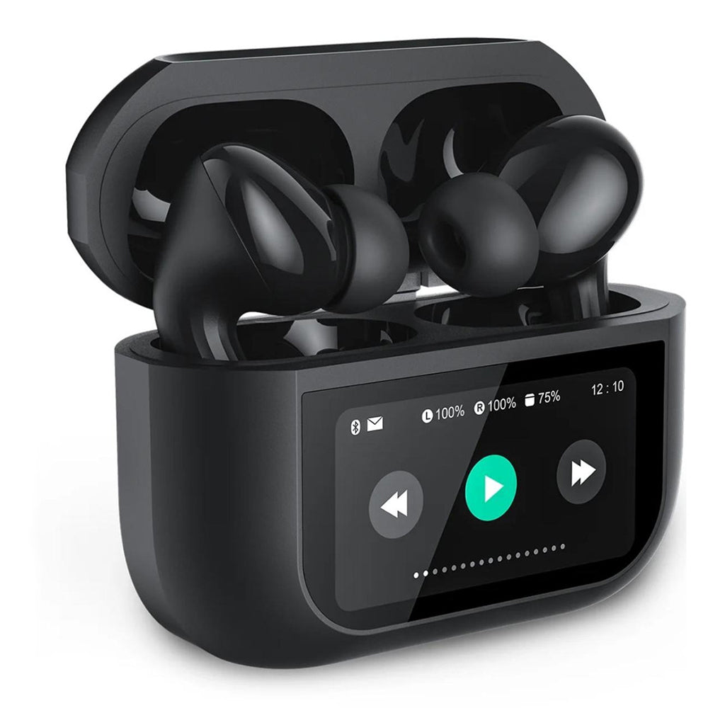 Audífonos FUTURE POD Cancelación Ruido Lcd Táctil 30mAh / 300mAh G-TIDE — Bluetooth 5.3 TWS - Imagen 1