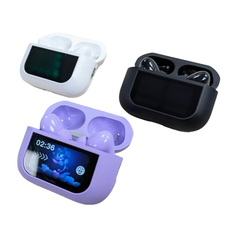 Audífonos FUTURE POD Cancelación Ruido Lcd Táctil 30mAh / 300mAh G-TIDE — Bluetooth 5.3 TWS - Imagen 3