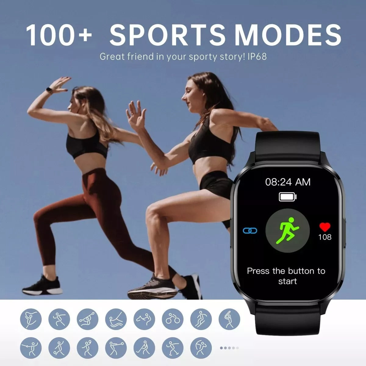 Smart Watch G-TIDE S3 PRO pantalla 2.01