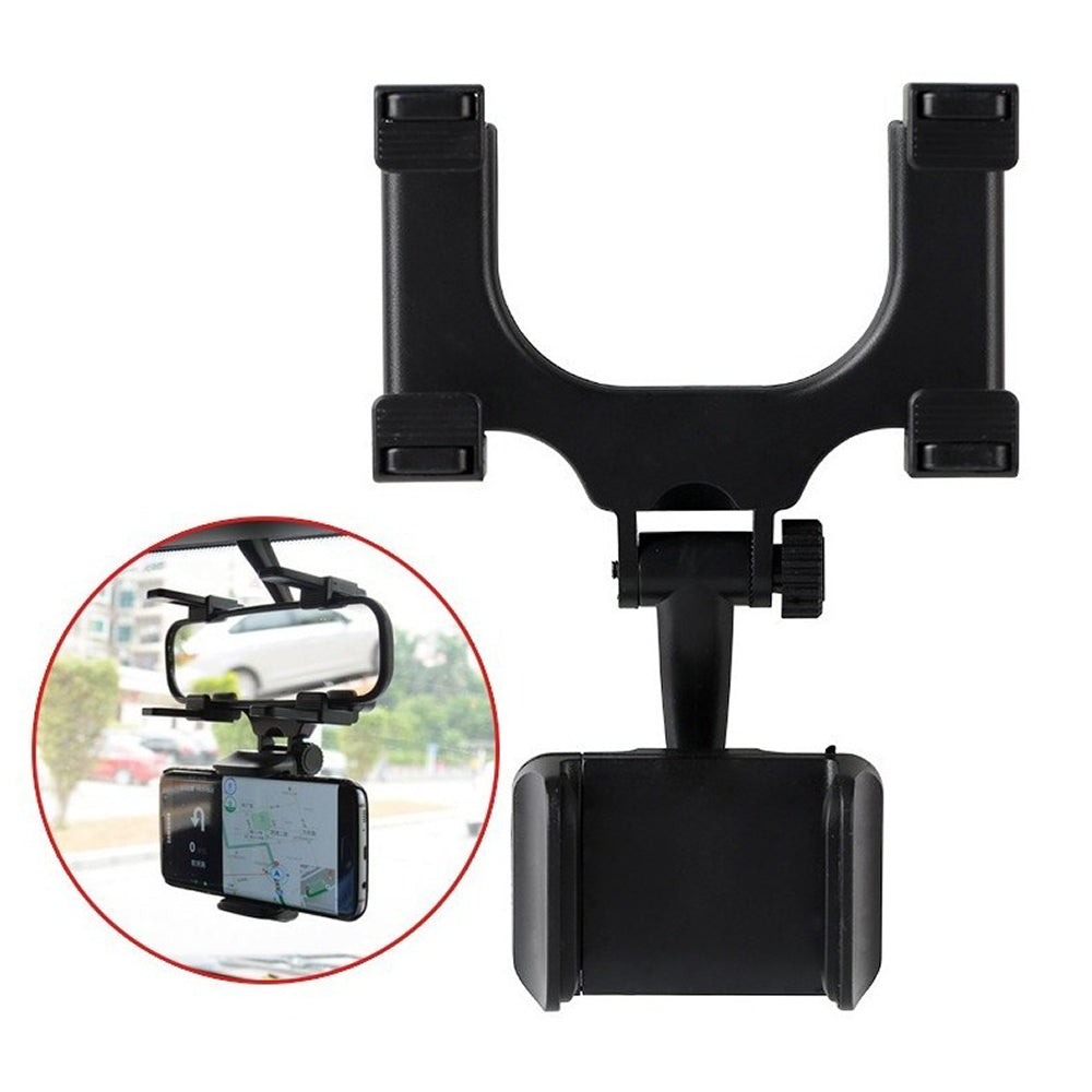 Soporte Porta Celular 360 Carro Auto Espejo Retrovisor H2 - Imagen 3