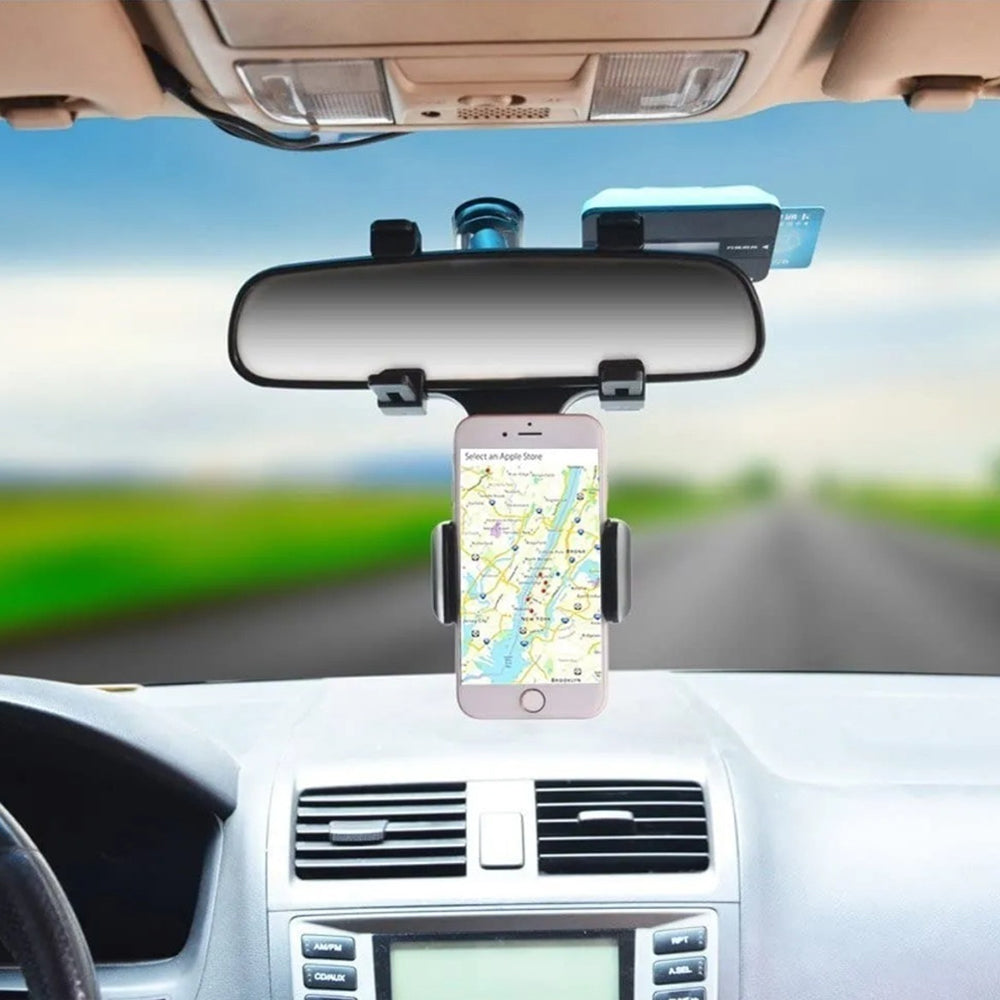 Soporte Porta Celular 360 Carro Auto Espejo Retrovisor  H2 - Imagen 10