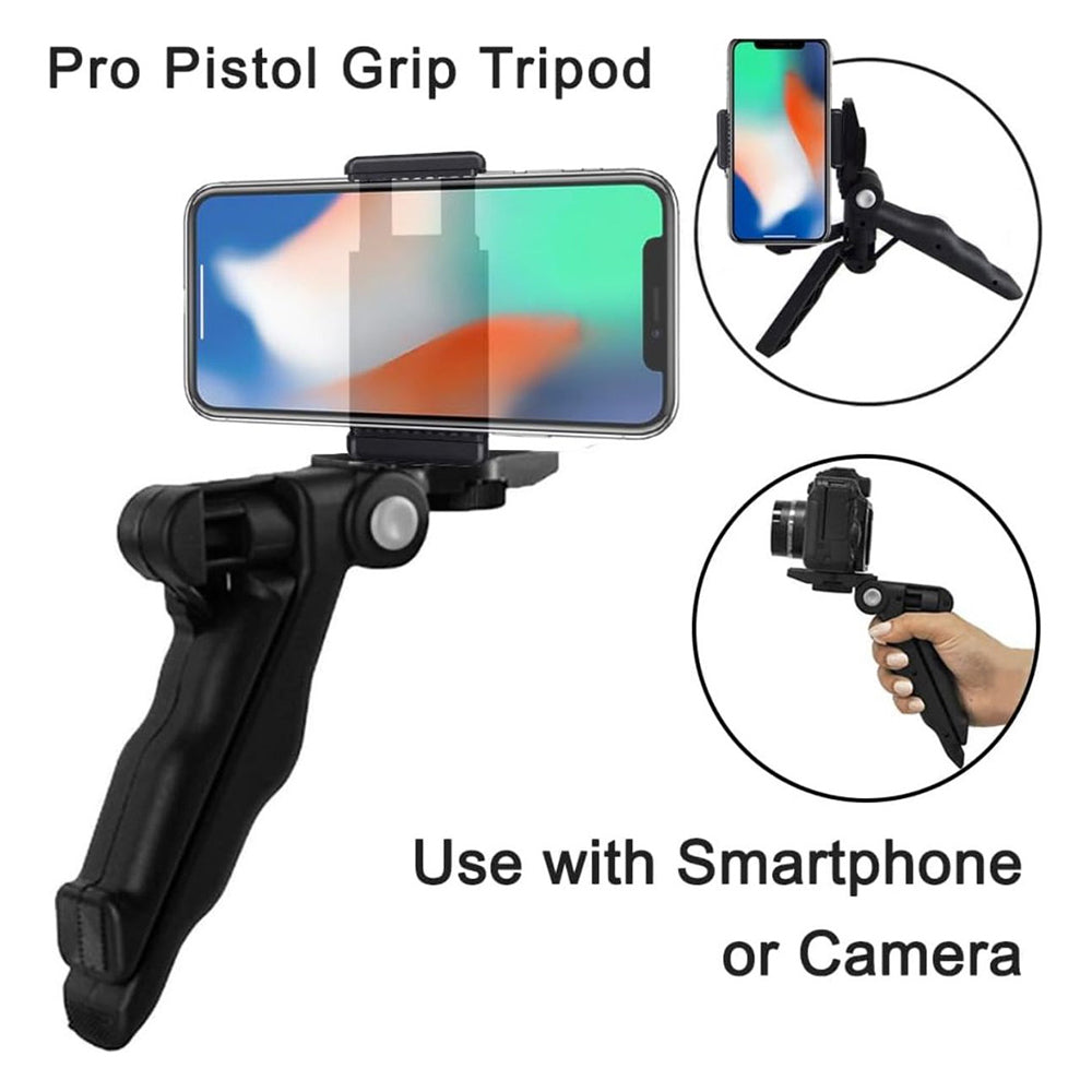 Soporte Celular Videoblog Set Tripie Con Luz Led Microfono PY-49 - Imagen 6