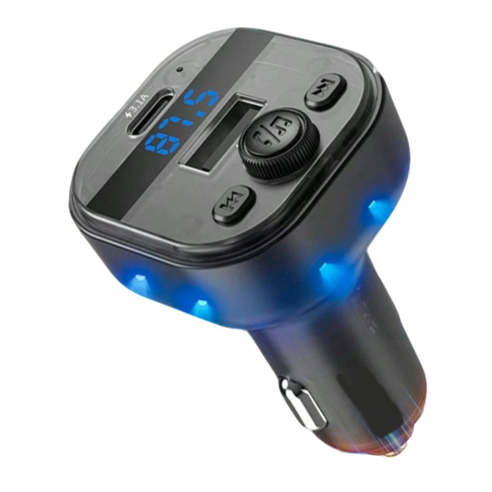 Plug in Trasmisor FM Bluetooth De Carro Moreka CP0073 Plug In 3.1A USB