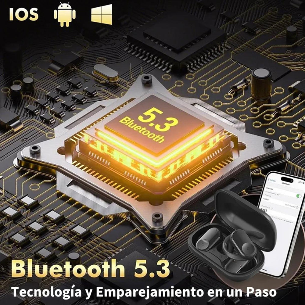Audífonos OWS2 Cancelación Ruido Audífonos 30mAh / Estuche 400mAh IPX4 G-TIDE — Bluetooth 5.3 TWS - Imagen 5