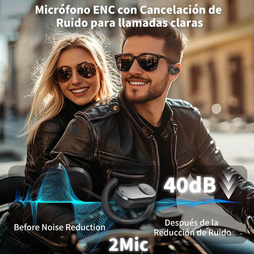 Audífonos OWS2 Cancelación Ruido Audífonos 30mAh / Estuche 400mAh IPX4 G-TIDE — Bluetooth 5.3 TWS - Imagen 9