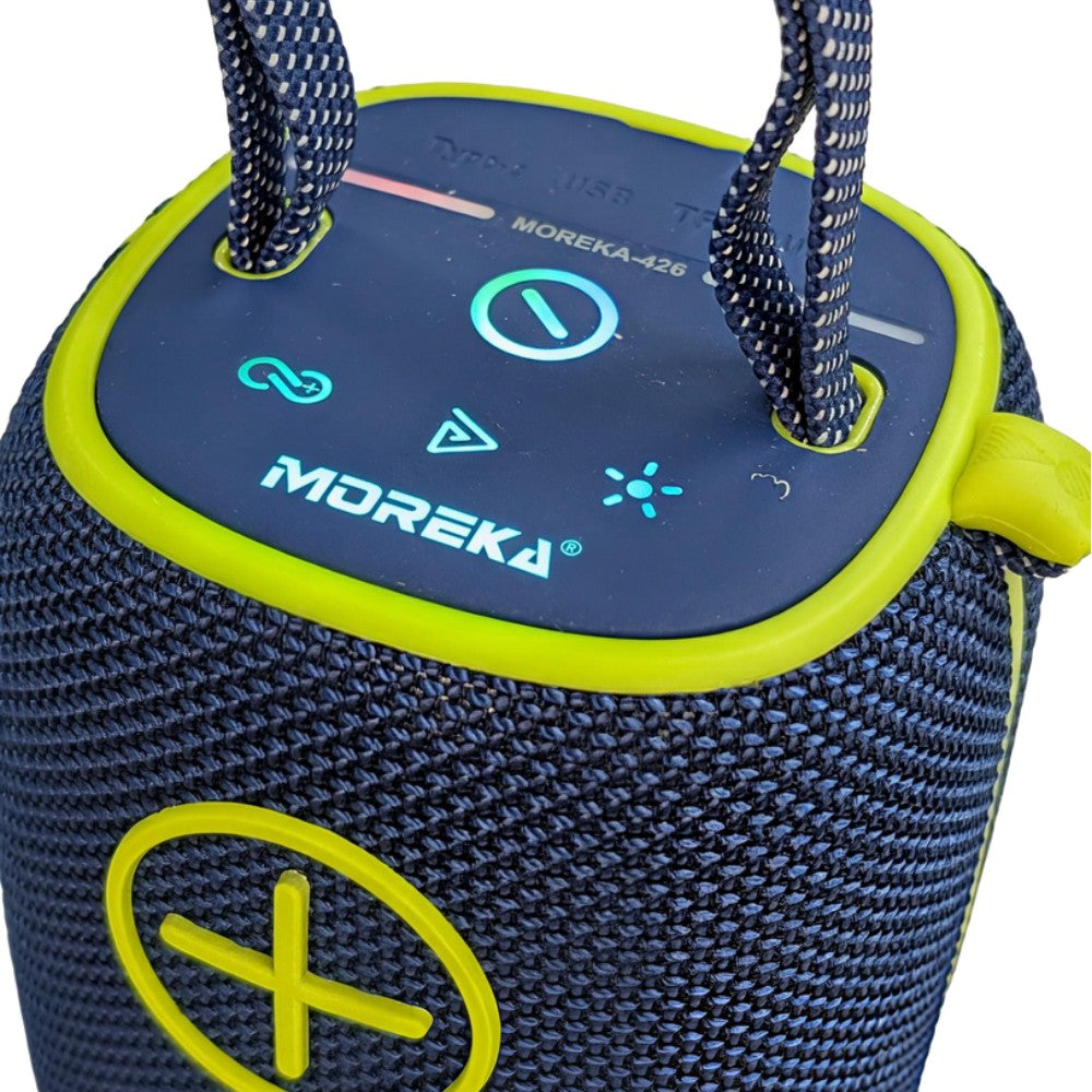 Bocina Bluetooth Moreka 426 10W 2400mAh TF Card Radio FM Resistente al agua IPX6 - Imagen 6