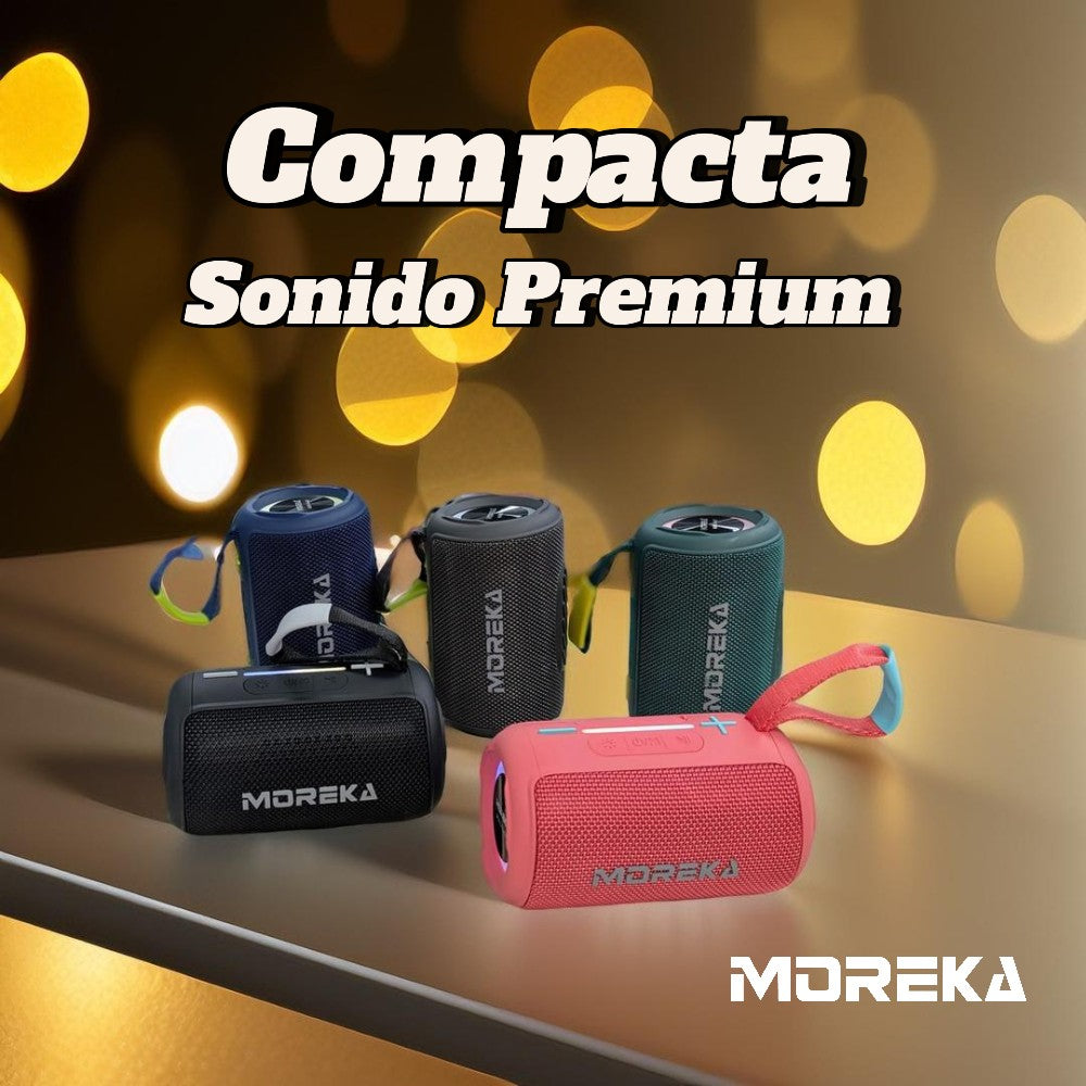 Bocina Bluetooth Moreka 427 8W 1200mAh TF Card Radio FM Resistente al agua IPX6 - Imagen 9