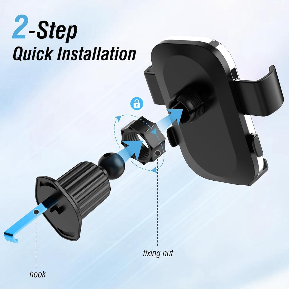 Soporte Automóvil Rendija Ventilación Rotación 360° Moreka Modelo MRT-932 - Imagen 5