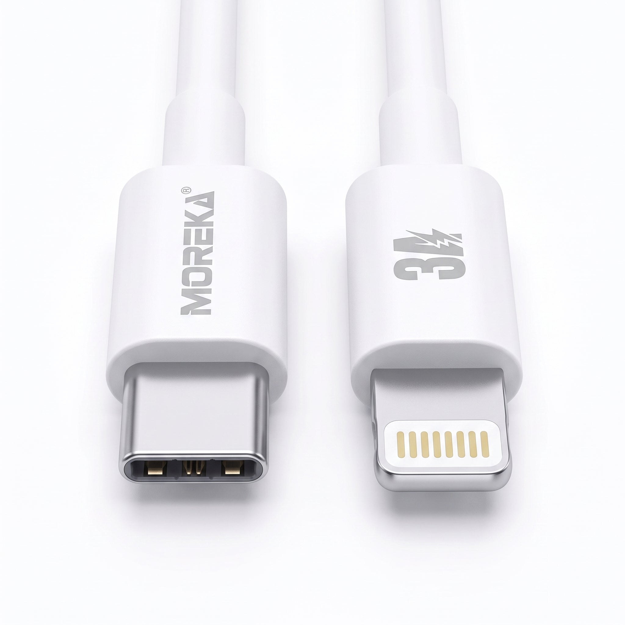 Cable Tipo-C a Lightning Moreka CB-47 27W - Imagen 1