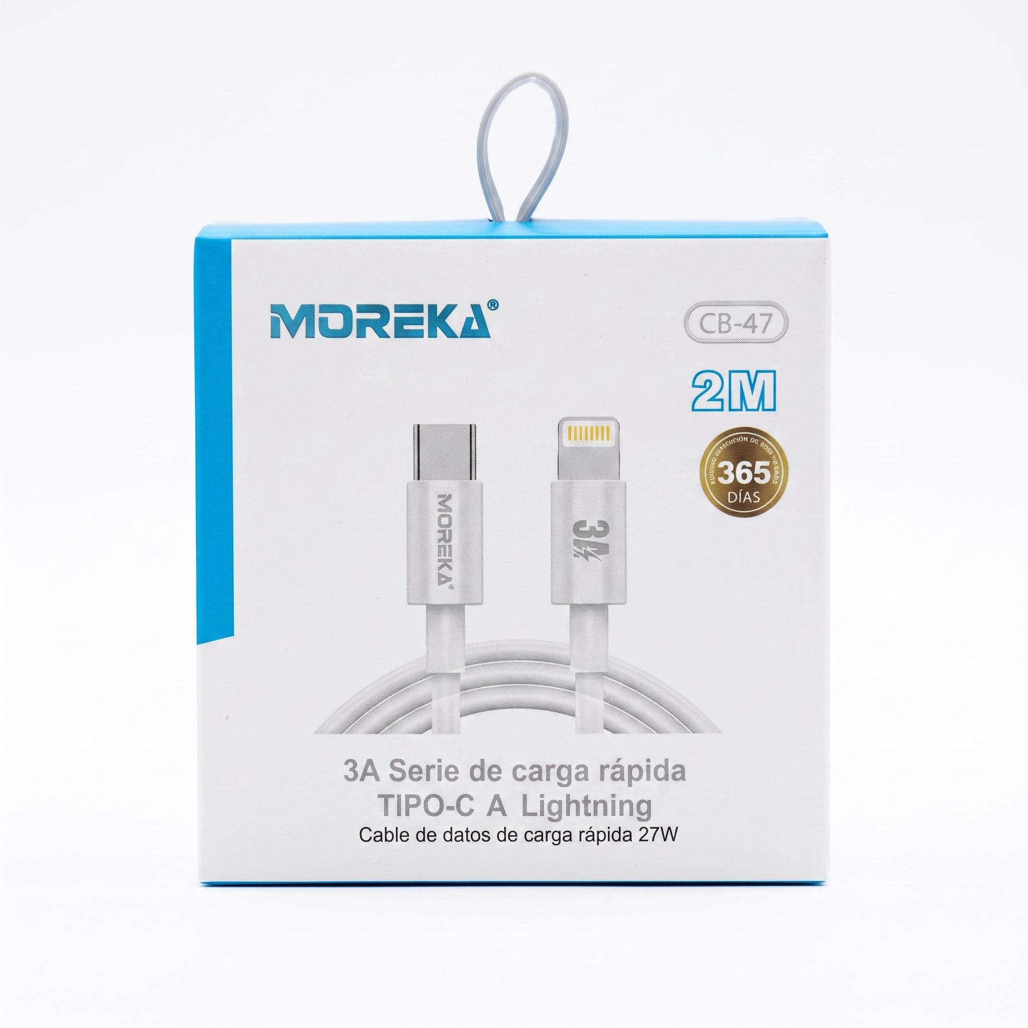 Cable Tipo-C a Lightning Moreka CB-47 27W - Imagen 11