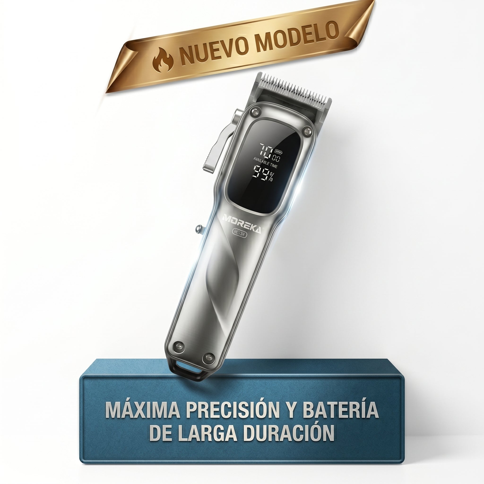 MAQUINILLA CON CUCHILLA AJUSTABLE Profesional B Carga - Moreka Modelo W-31 - Imagen 5