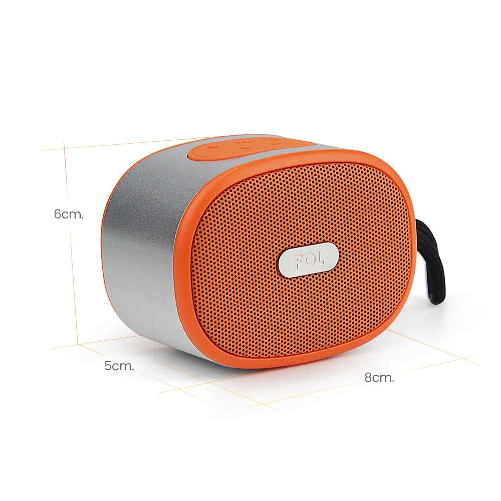 Mini Bocina FOL 5W 500mAh Bluetooth, TF Card, Radio FM, USB TWS FS-S120 - Imagen 7