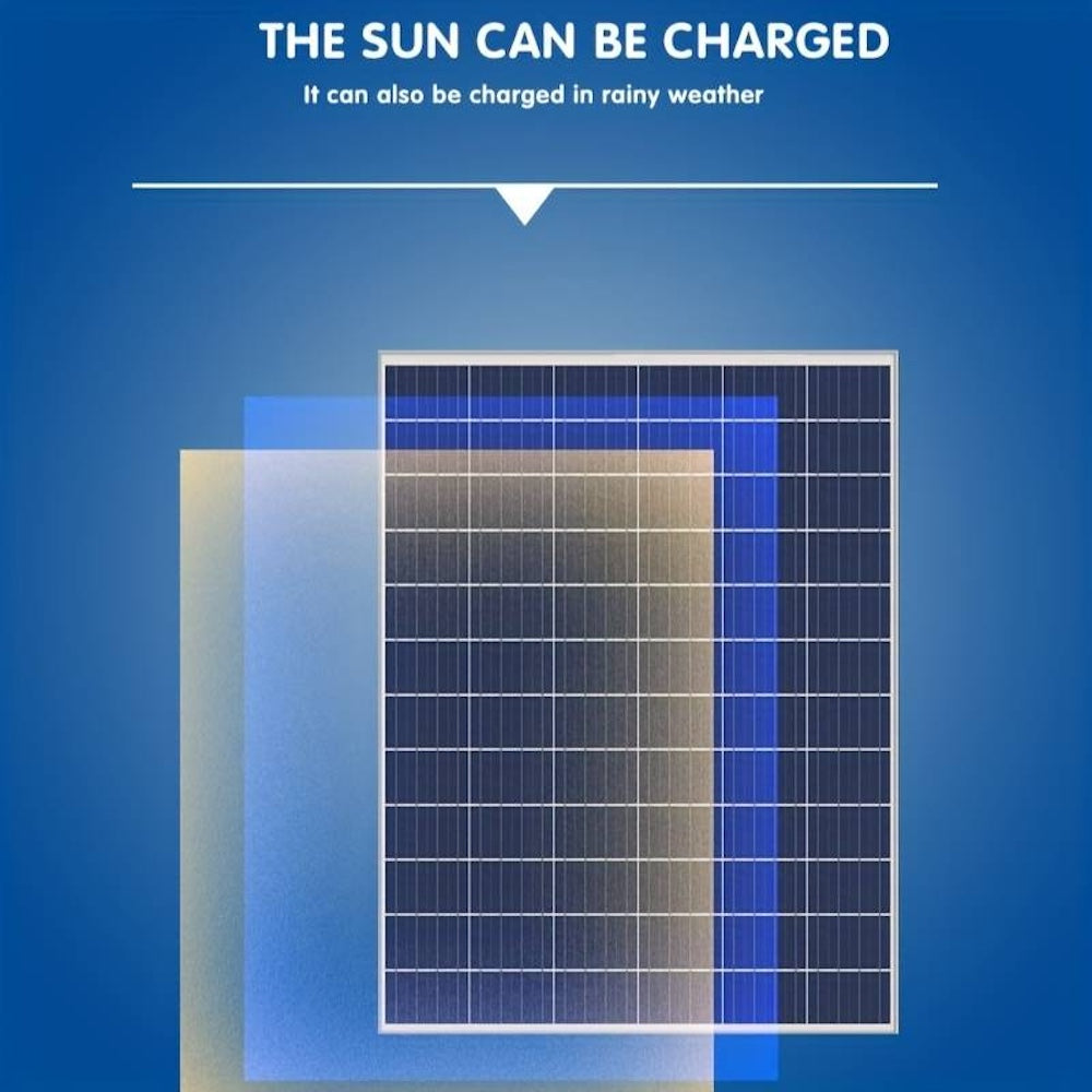 Reflector Solar 100W 6500mAh con Panel solares para intemperie IP67 MOR-100X - Imagen 5