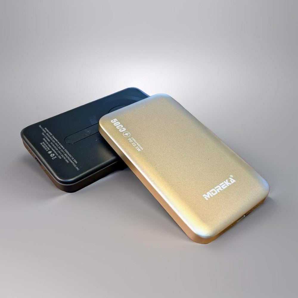 Power Bank Moreka K095 10000mAh 22.5W cables C USB Lightning y Micro USB - Imagen 10