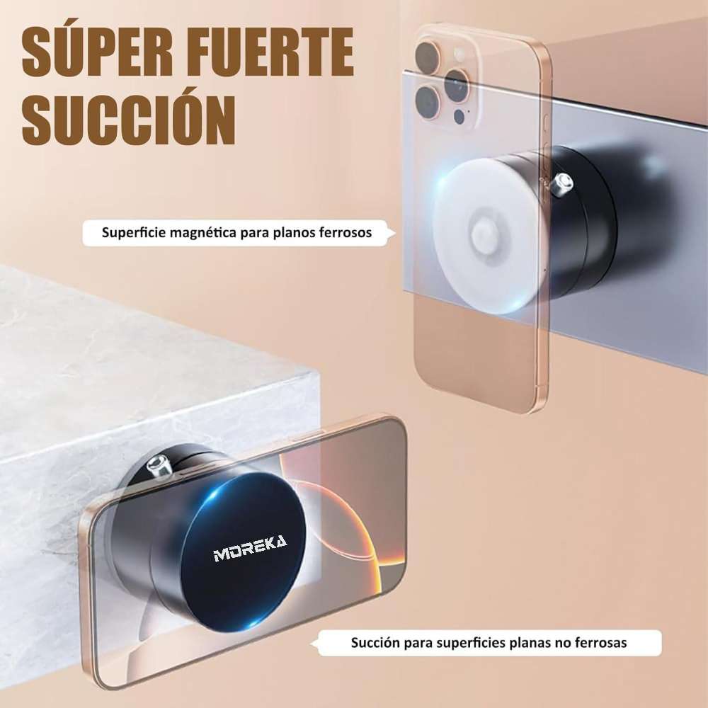 Soporte para Celular succión al vacío Magnético Moreka ZJ-008 - Imagen 5