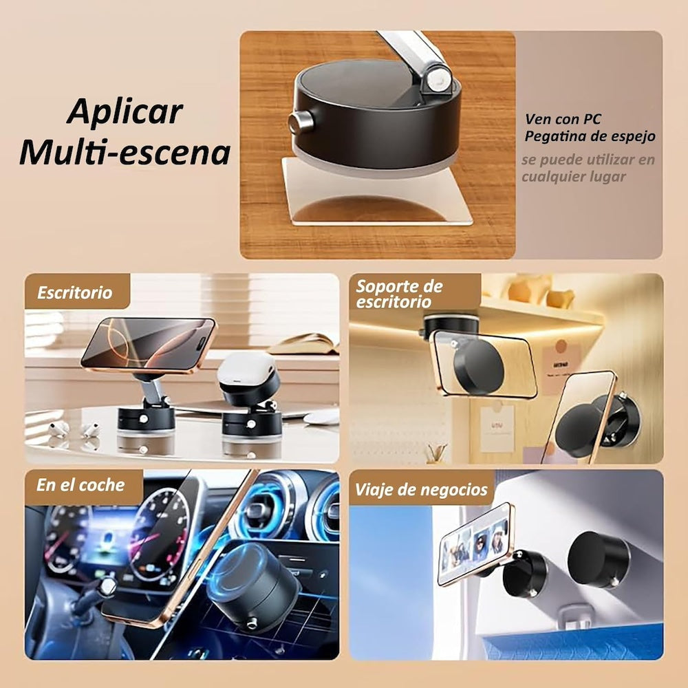 Soporte para Celular succión al vacío Magnético Moreka ZJ-008 - Imagen 7