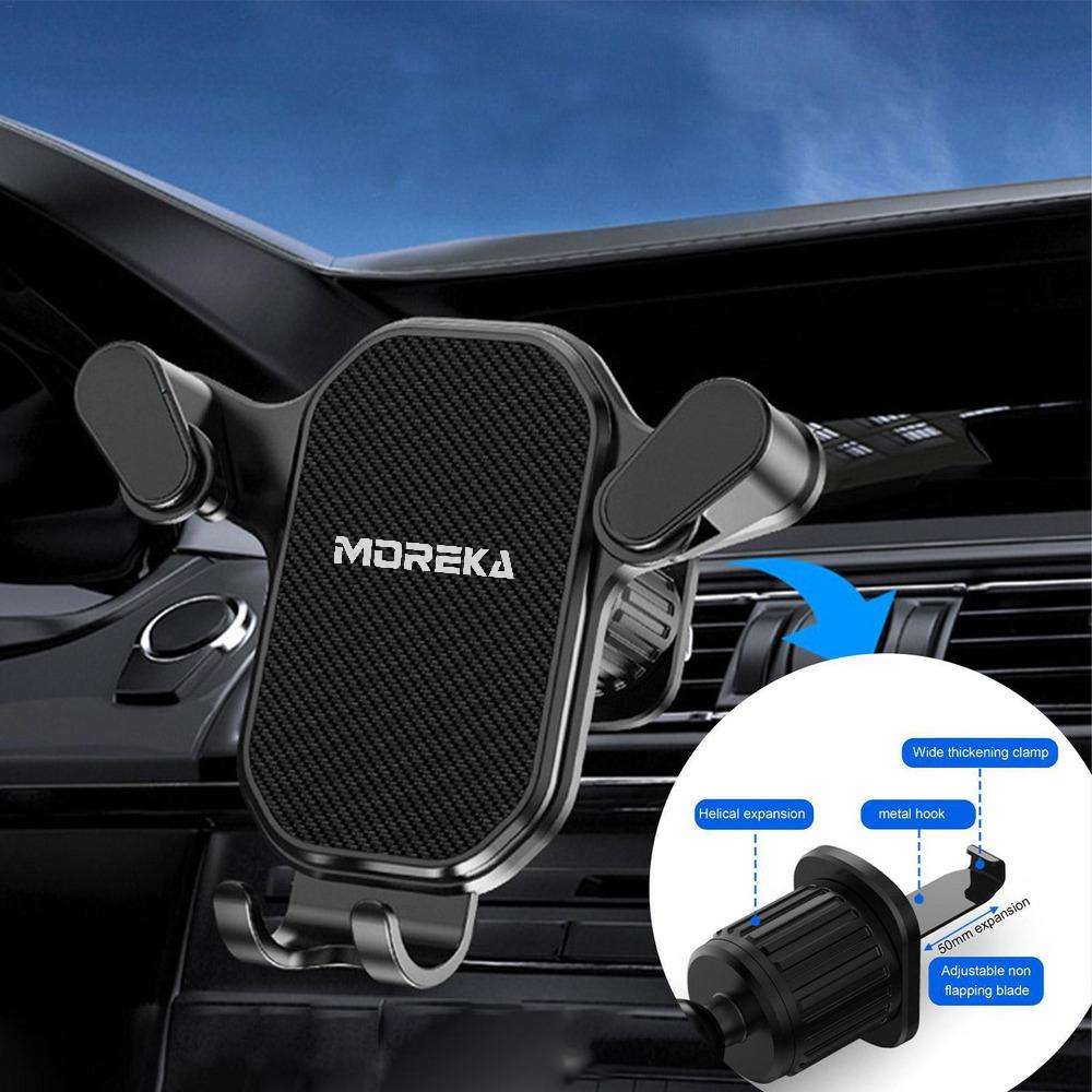 Soporte Automóvil Rendija Ventilación Rotación 360° Moreka Modelo MRT-933 - Imagen 5