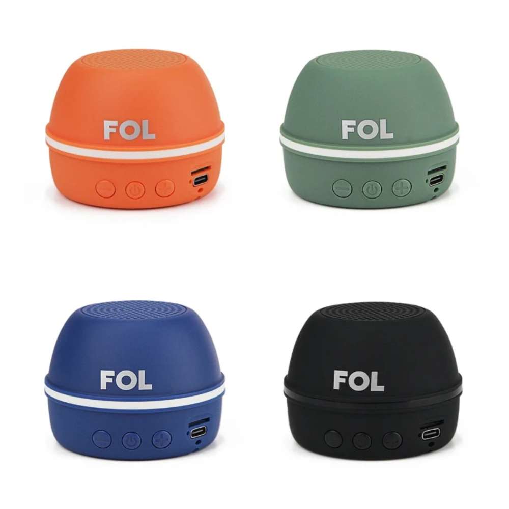 Mini Bocina Fol 5W 600mAh Bluetooth aro magnético, USB TWS S196 - Imagen 2