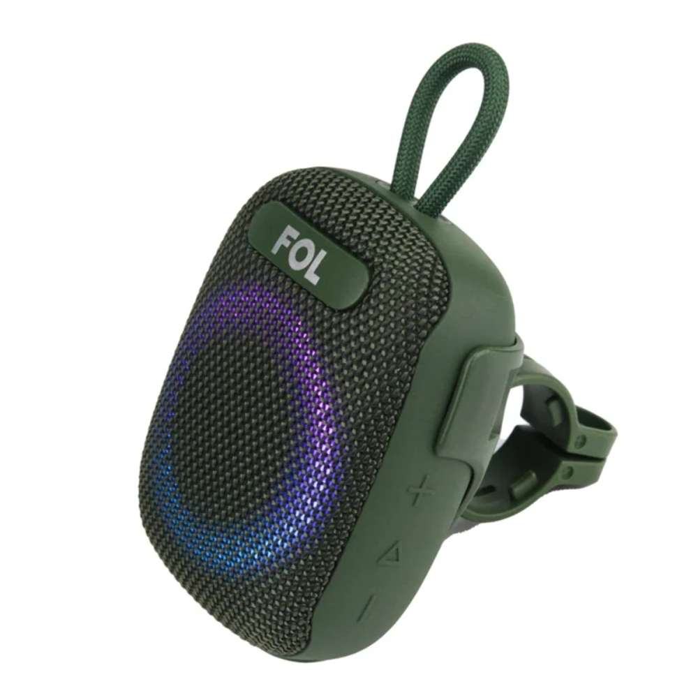 Bocina Moto Bluetooth FOL FS-S195 TF Card Radio FM 1800mAh 8W Resistente al agua IPX6 - Imagen 9