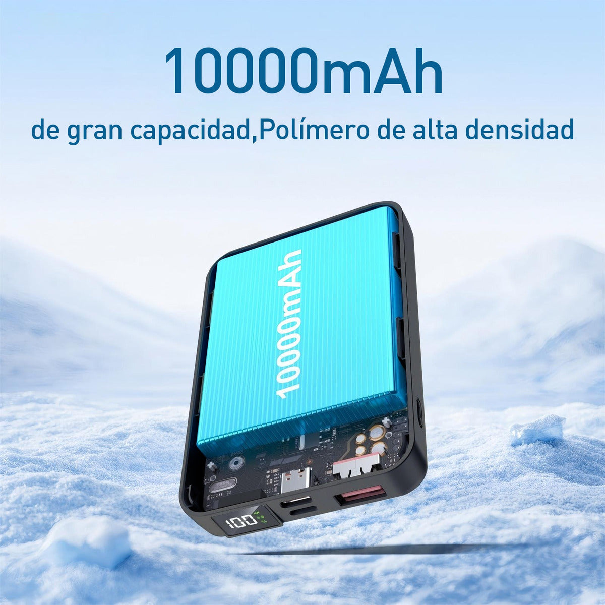 Power Bank Magsafe Nebro WB-072 10000mAh 22.5W, Magsafe 15w - Imagen 6