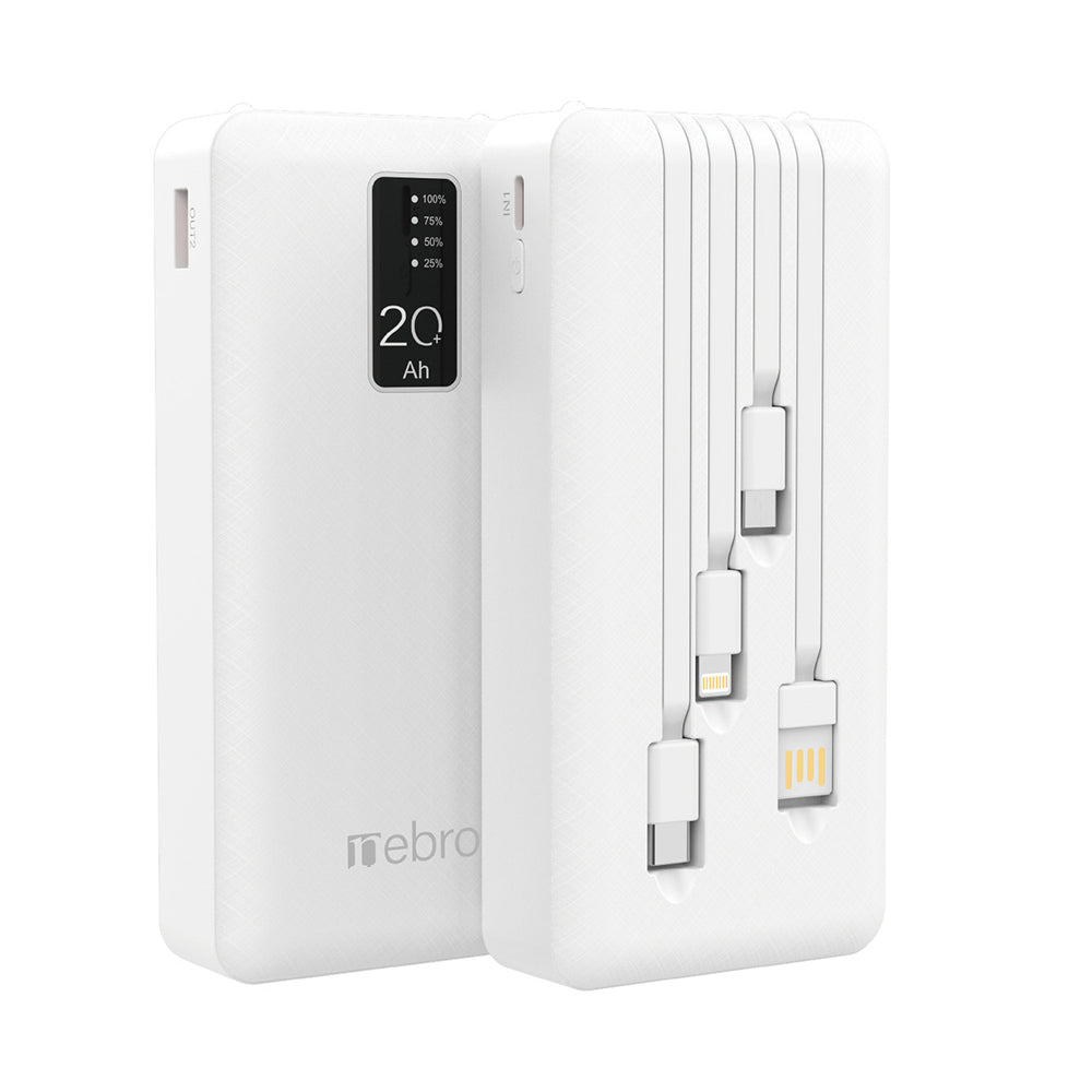 Power Bank Nebro WB-214 20000mAh 2.1A 5V incluye cables IP C V8 - Imagen 10