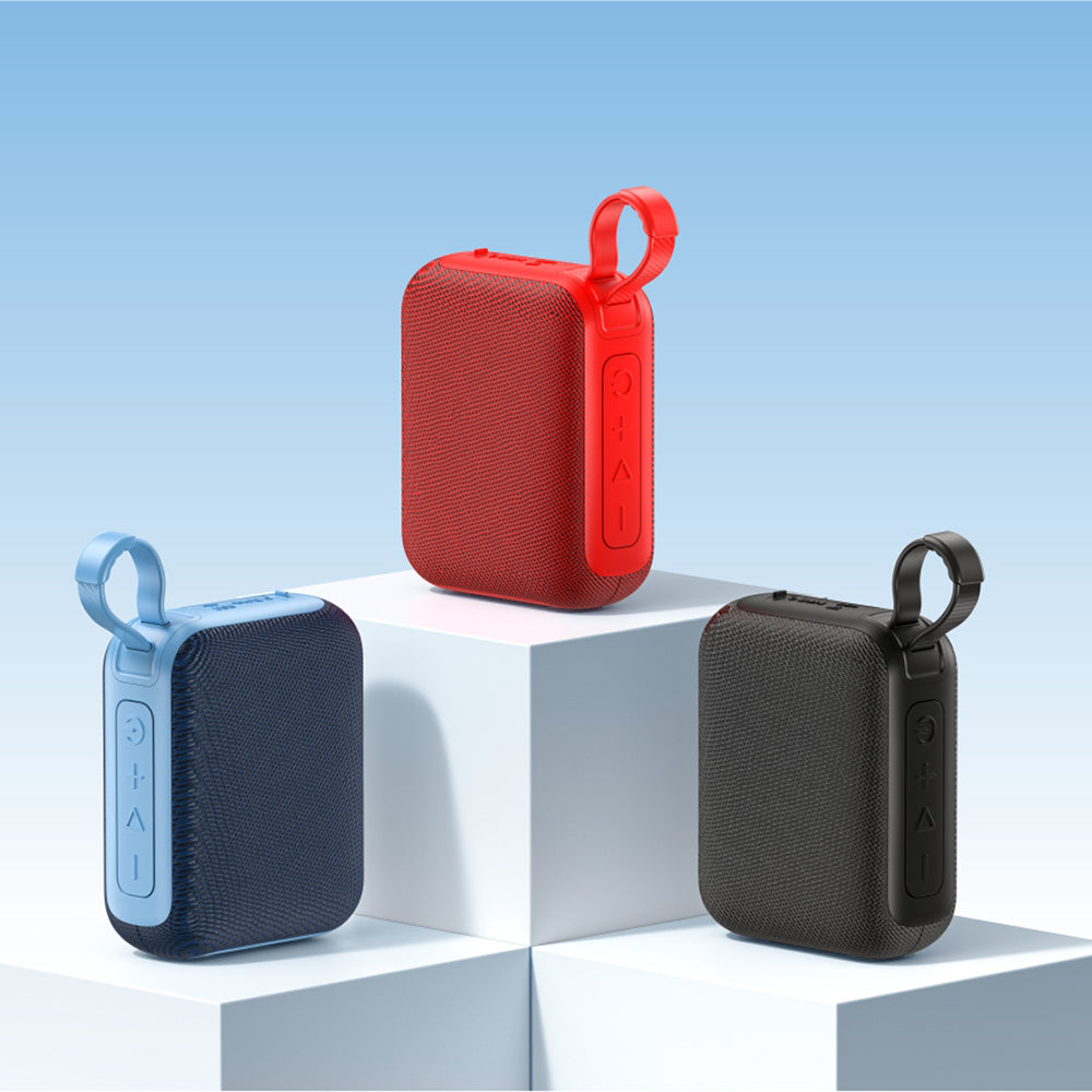 Mini Bocina Nebro 5W 1200mAh Bluetooth recargable, USB TWS WG-131 - Imagen 2