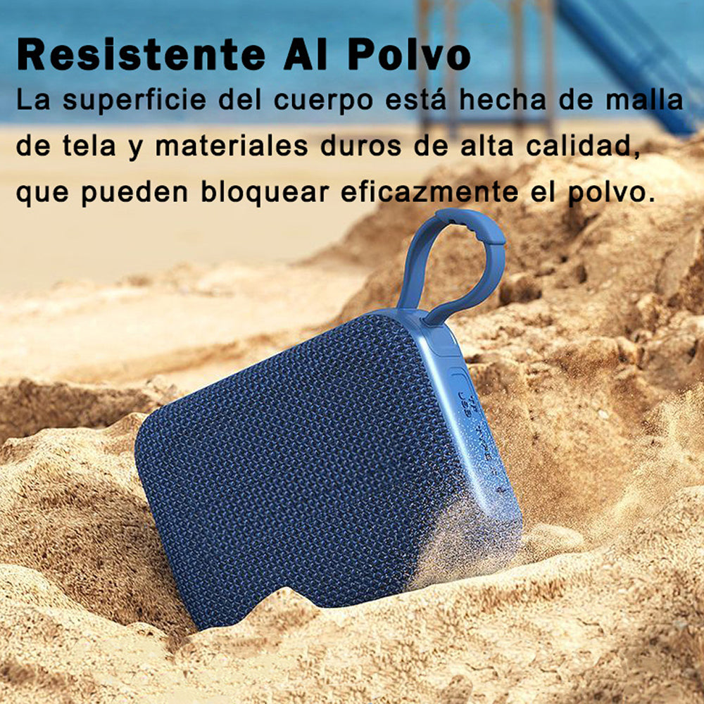 Mini Bocina Nebro 5W 1200mAh Bluetooth recargable, USB TWS WG-131 - Imagen 6
