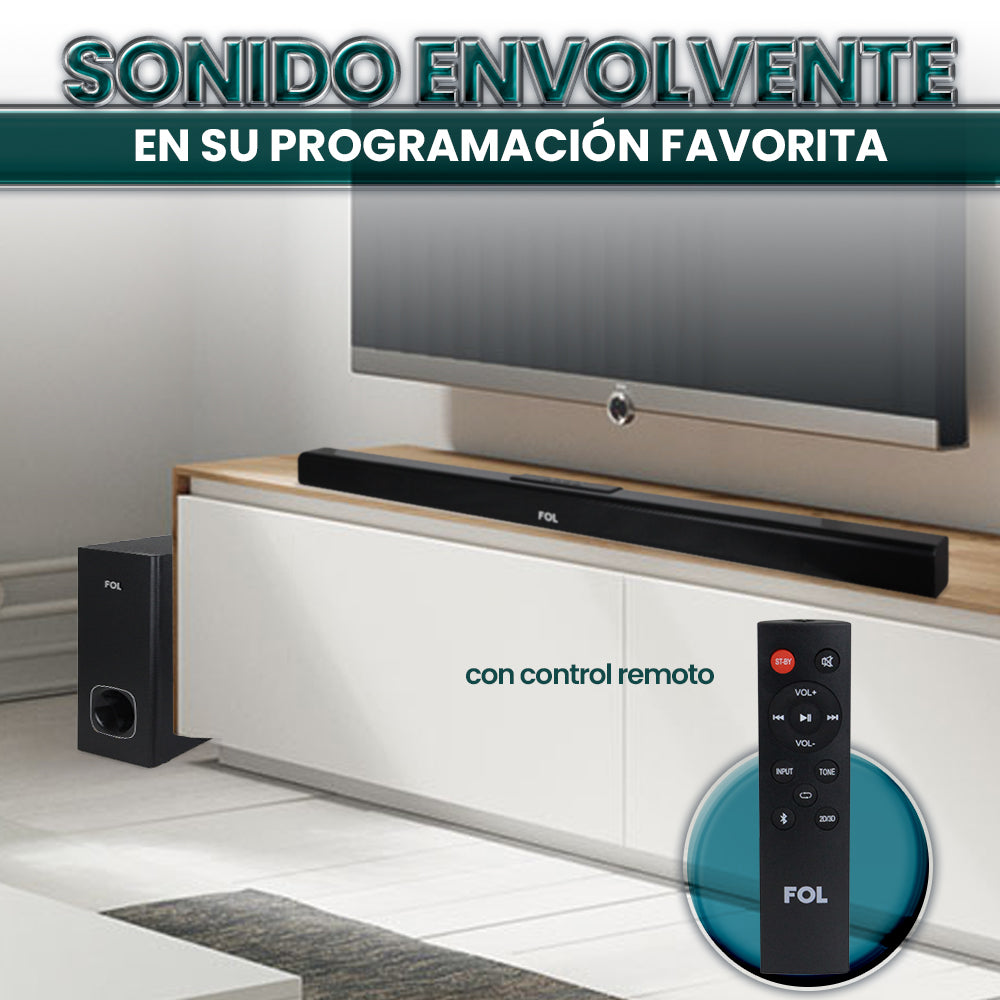 Barra de sonido con Subwoofer 90W 20V FOL FS-M226 - Imagen 3