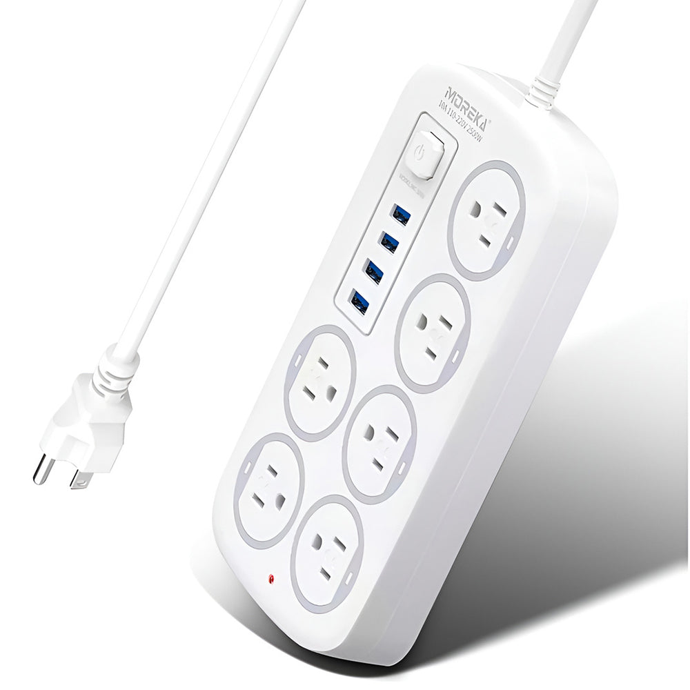 Multicontacto 6 Conexiones 4 Puertos Usb MC-J06U - Imagen 1