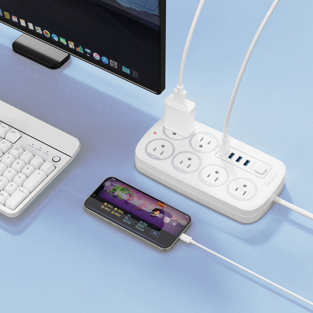 Multicontacto 6 Conexiones 4 Puertos Usb MC-J06U - Imagen 5