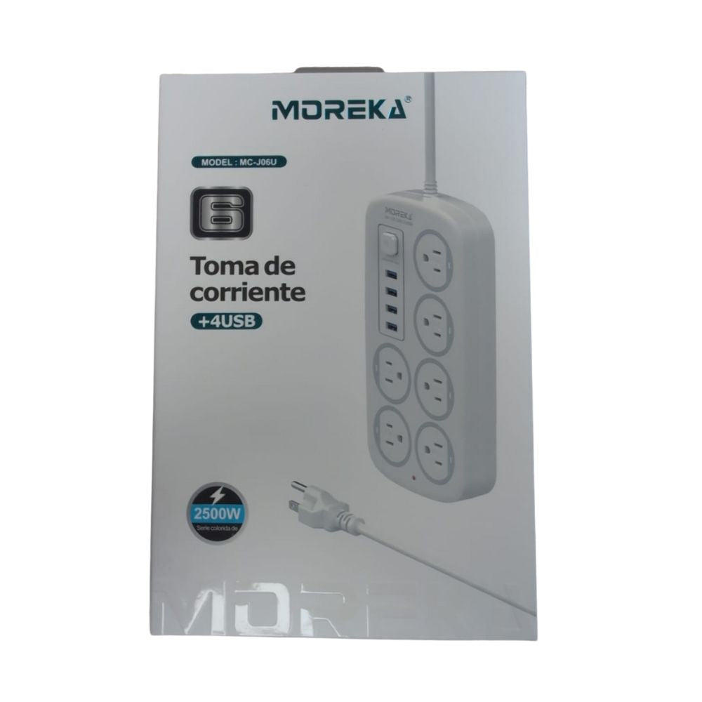 Multicontacto 6 Conexiones 4 Puertos Usb MC-J06U - Imagen 9