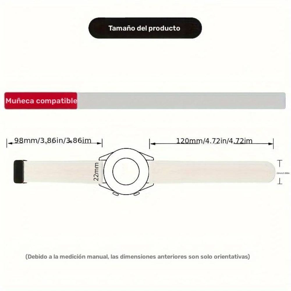 Correa G-TIDE de silicona magnético de 22mm mod. WR22H2 - Imagen 7