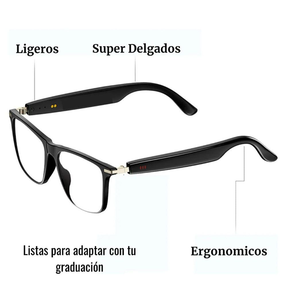 Lentes Inteligentes G-TIDE BV01 Bluetooth 90mAh Protección UV400 control táctil - Imagen 3