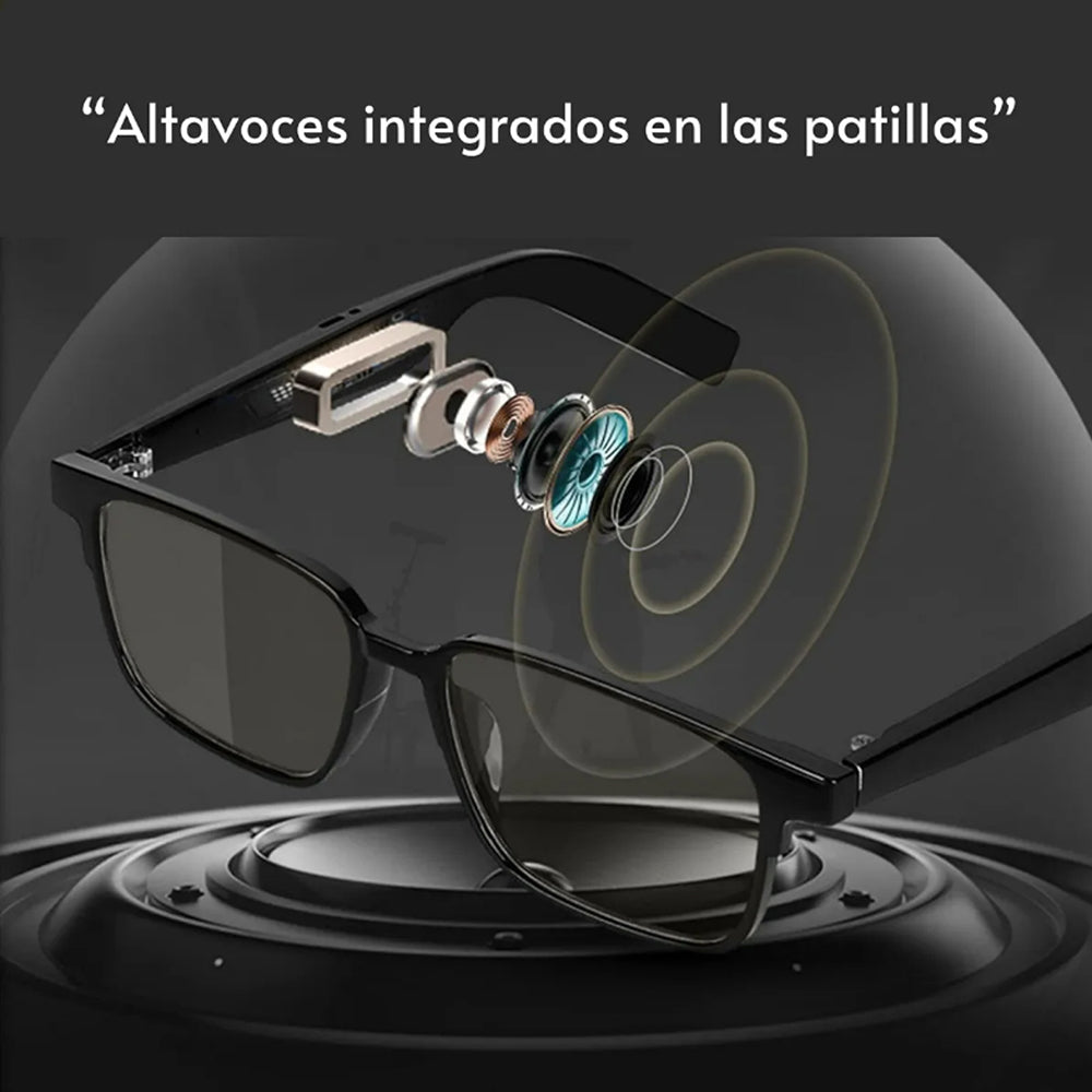 Lentes Inteligentes G-TIDE BV01 Bluetooth 90mAh Protección UV400 control táctil - Imagen 5