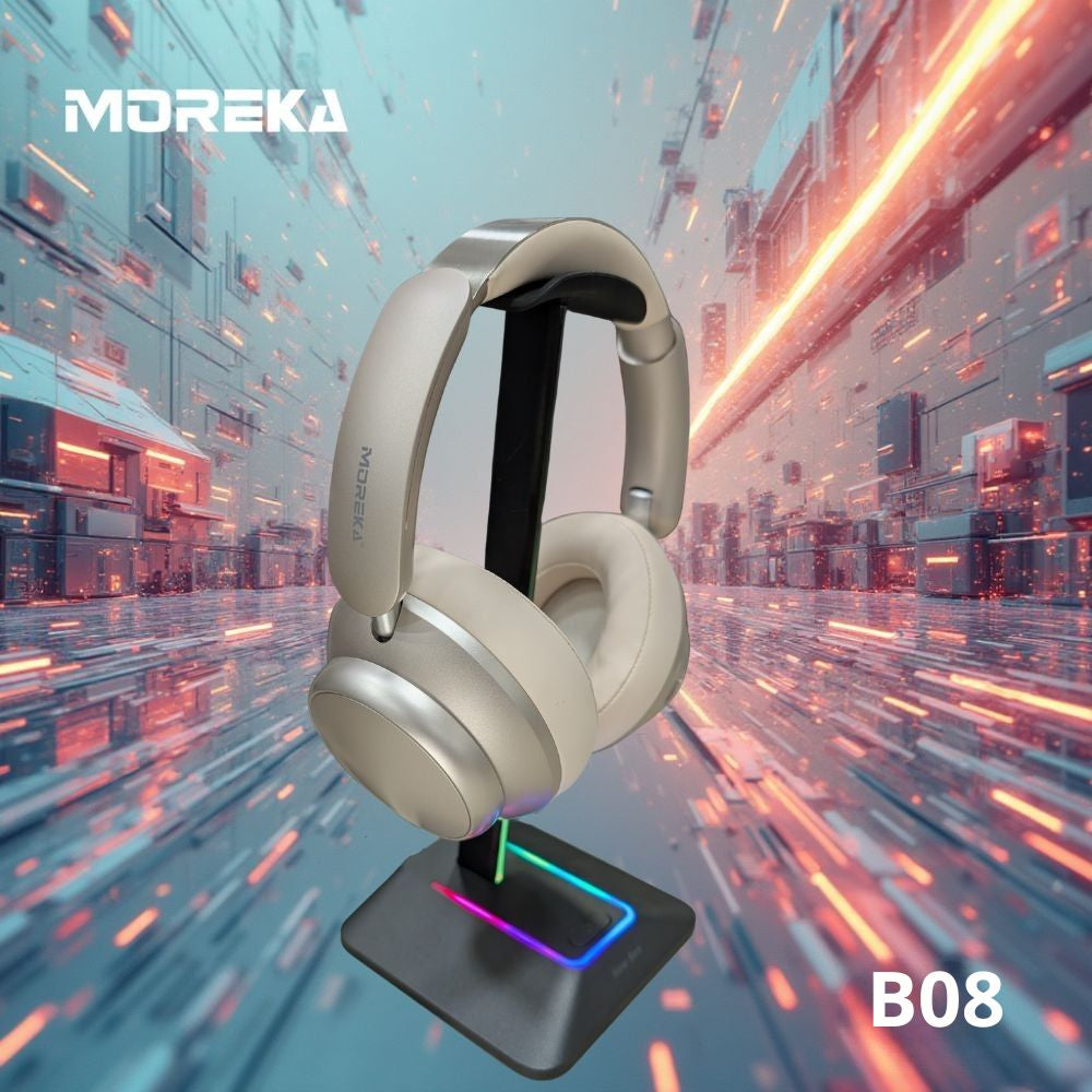 Audífonos Bluetooth V5.4 Moreka B08 400mAh - Imagen 2
