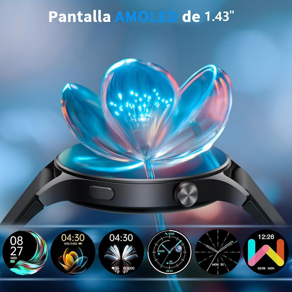 Smart Watch Moreka R04 pantalla Ultra HD Amoled contra agua IPX67 - Imagen 3
