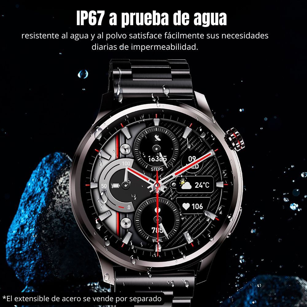 Smart Watch Moreka R04 pantalla Ultra HD Amoled contra agua IPX67 - Imagen 6